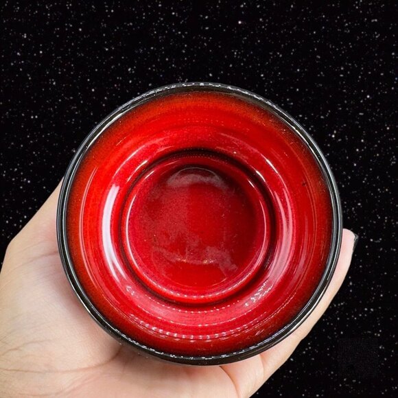 Villeroy and Boch Luxembourg Granada Bright Red Small Bowl Set 3 Dish Set VTG - Picture 4 of 15